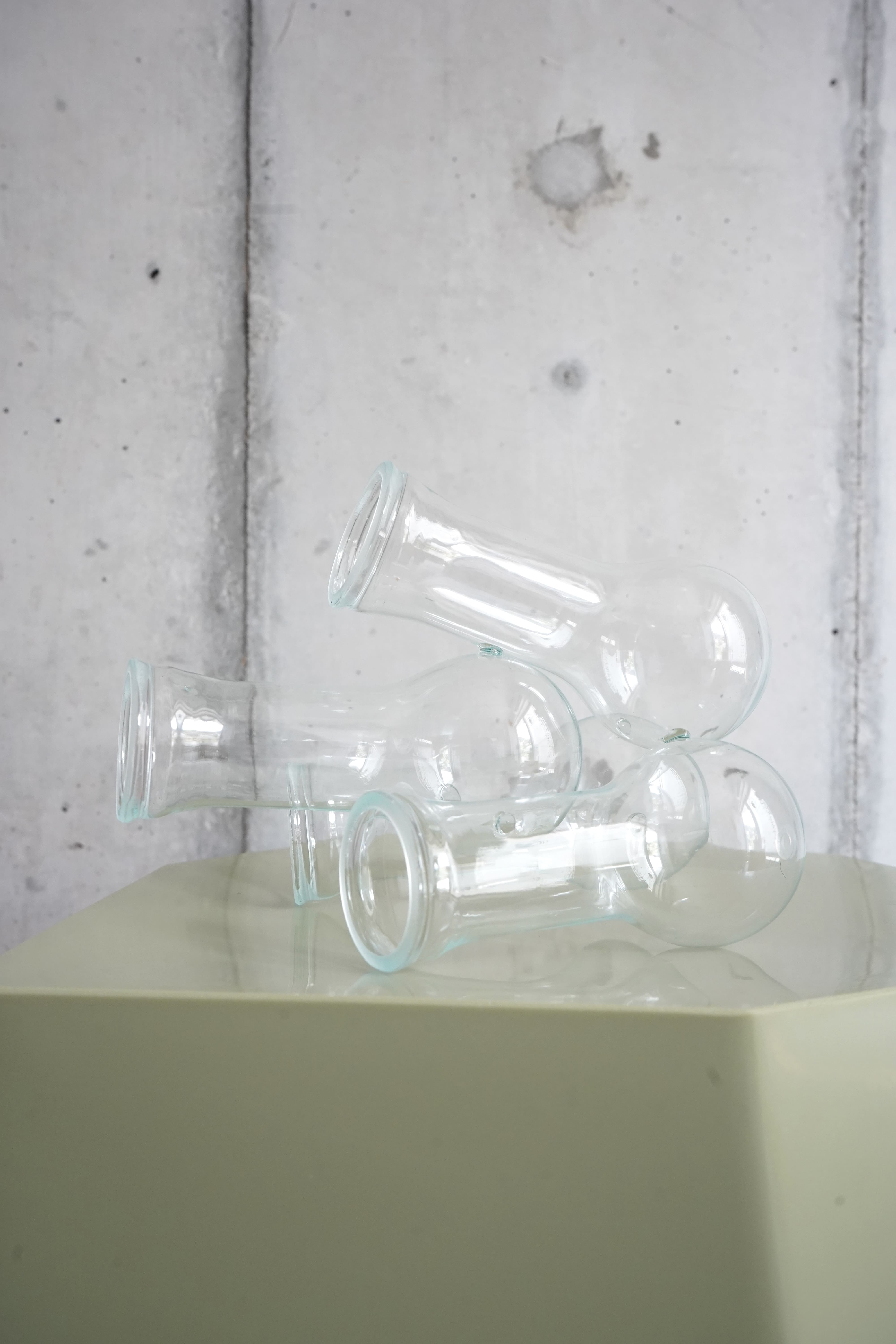 MULTI HOLE VASE (S) / clear
