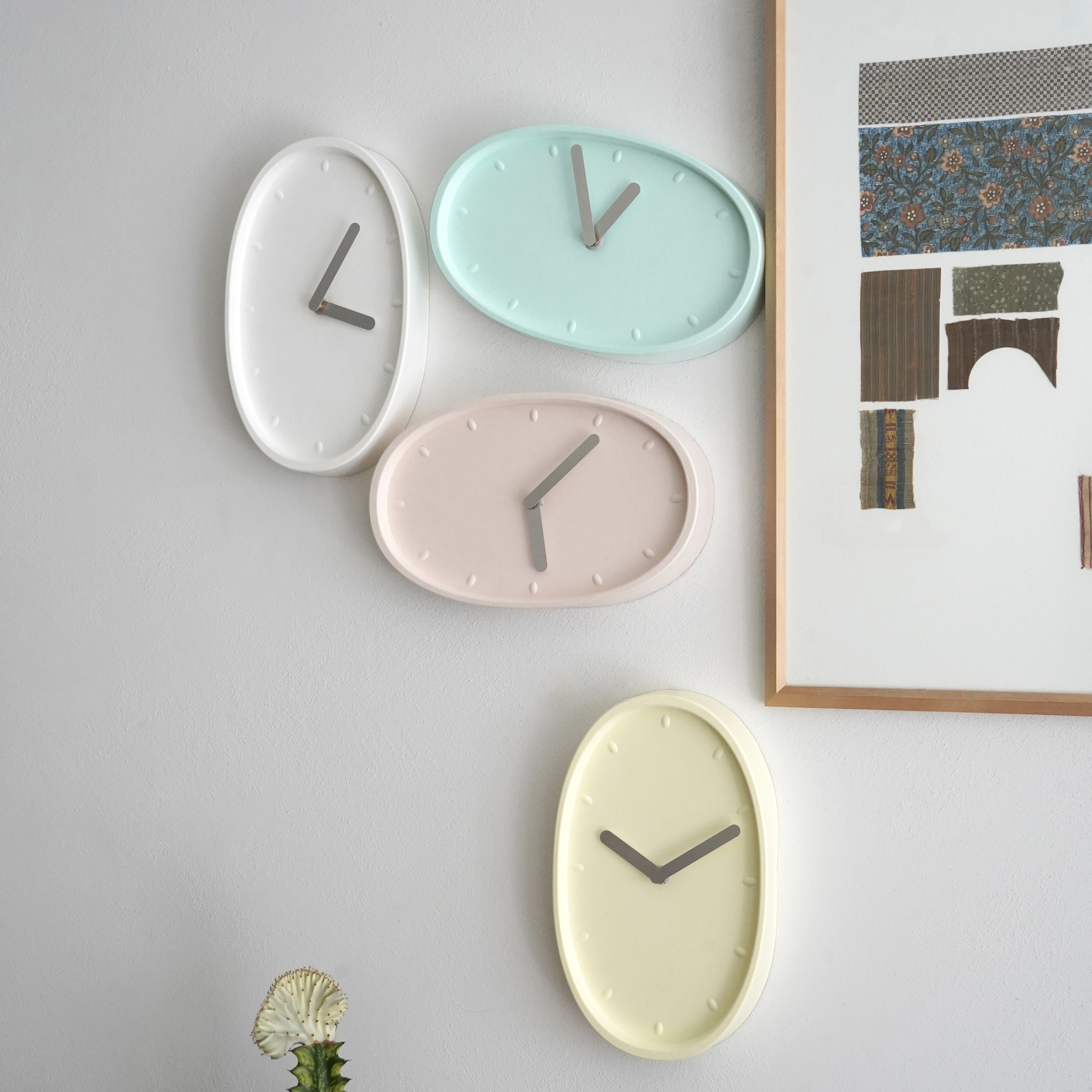 Paper Clock color: green
