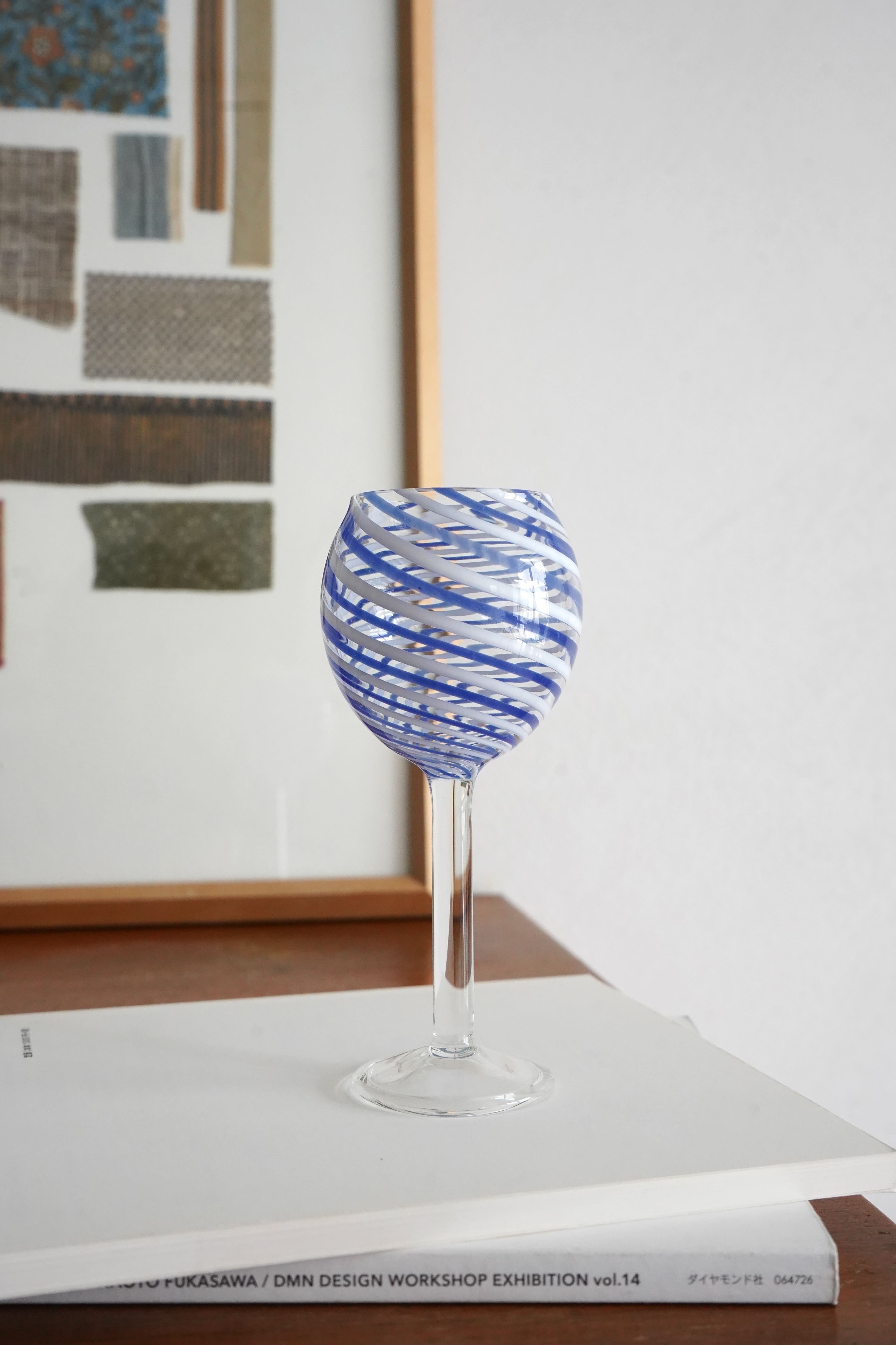 Stripe Mini Glass variation: blue A