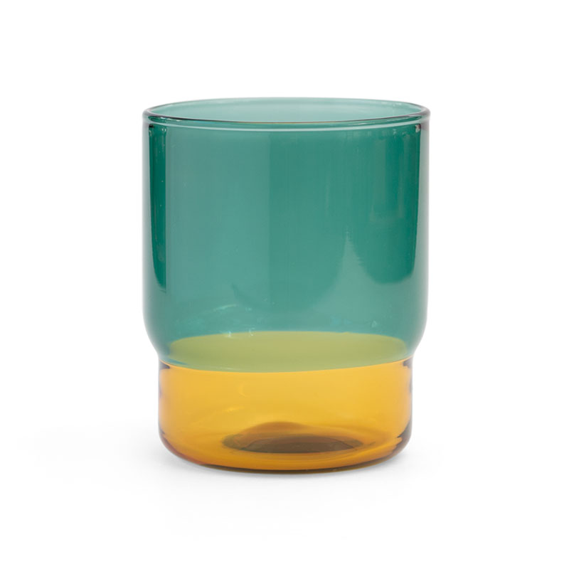 TWO TONE STACKING CUP color: green
