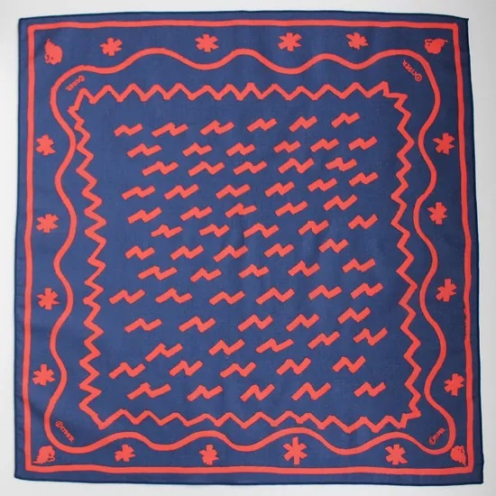 Graffiti Bandanna/ネイビー