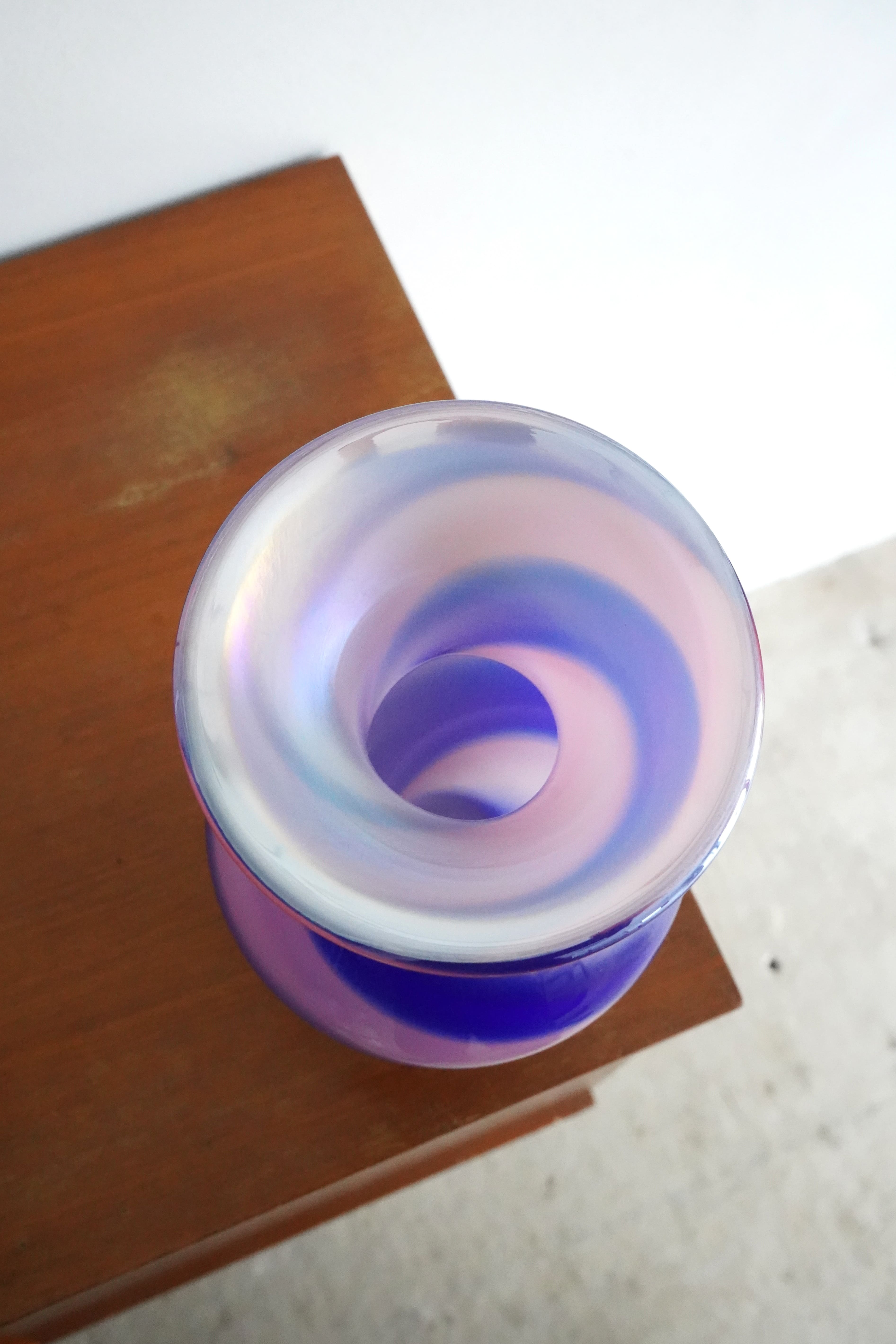 Cotton Candy Swirl Vase