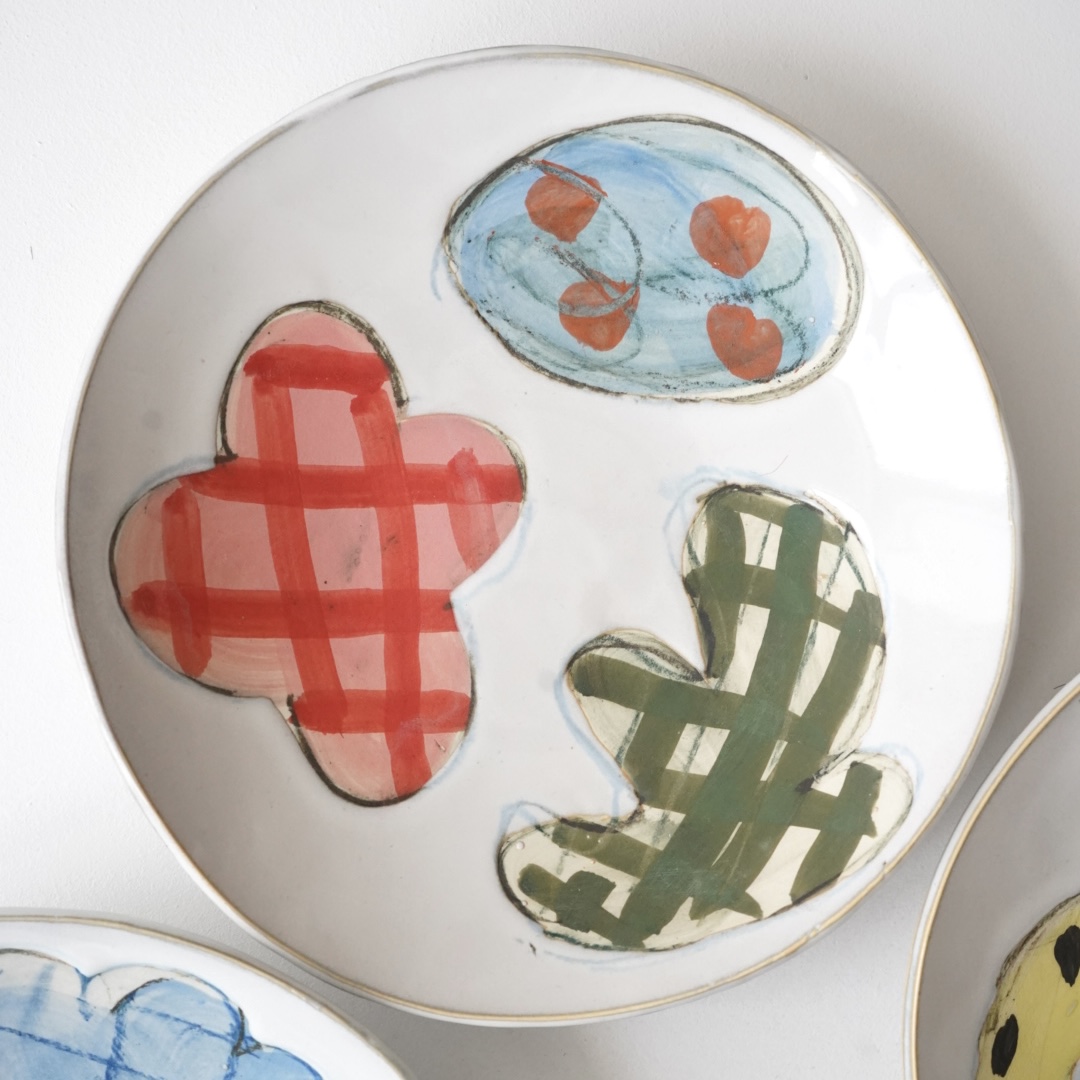 White Plate large Assort / 東絵理さん