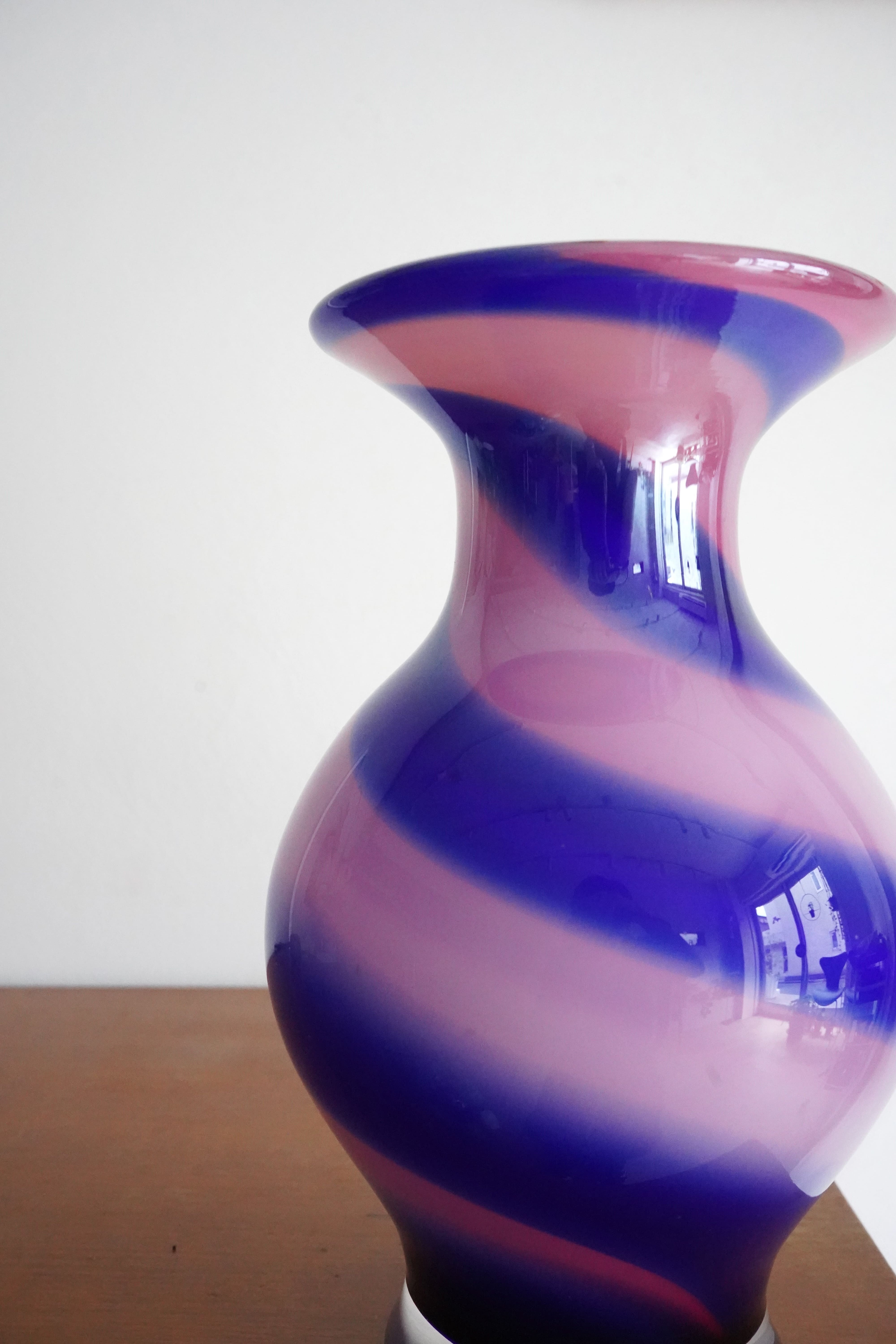 Cotton Candy Swirl Vase