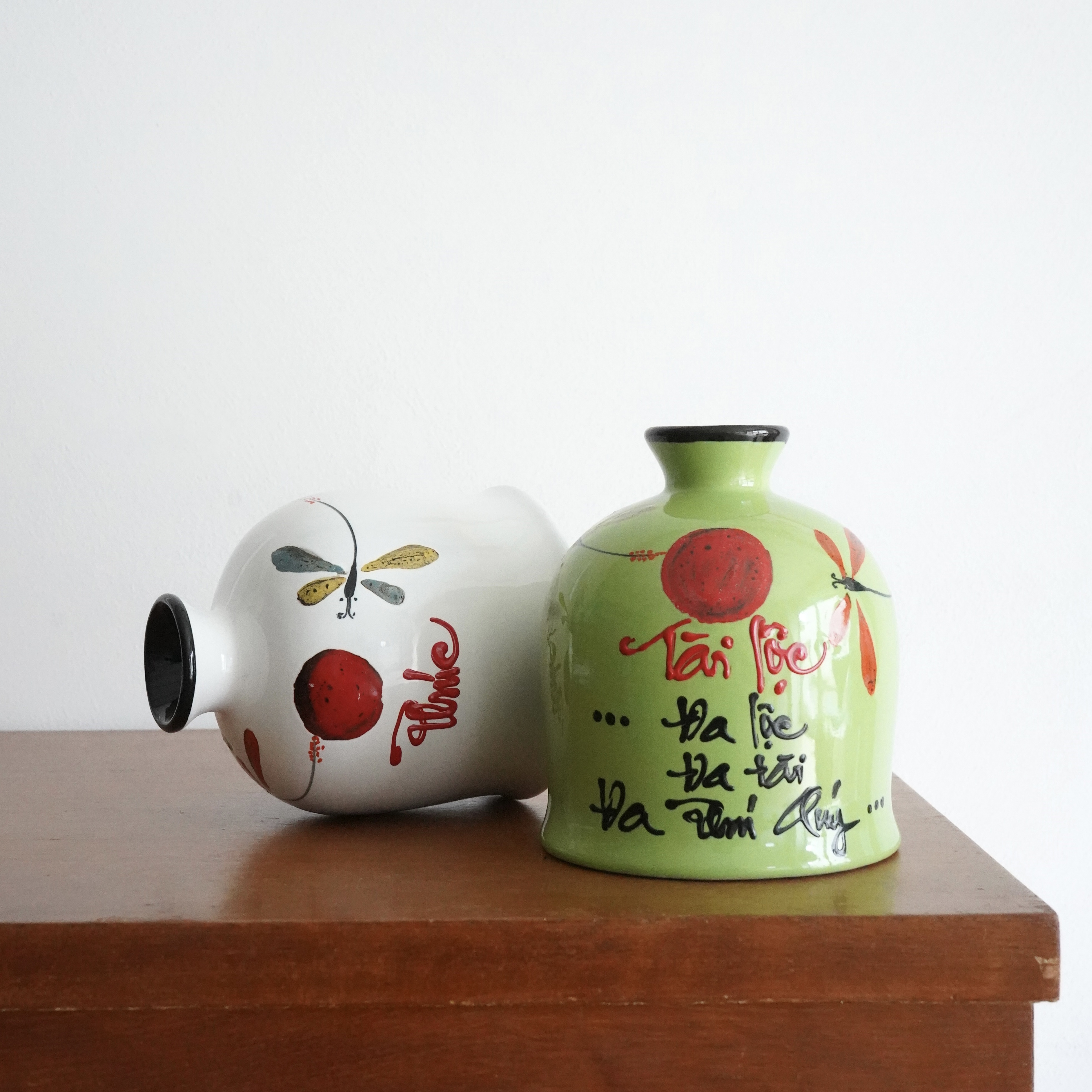 Hand-Painted Ceramic Vase