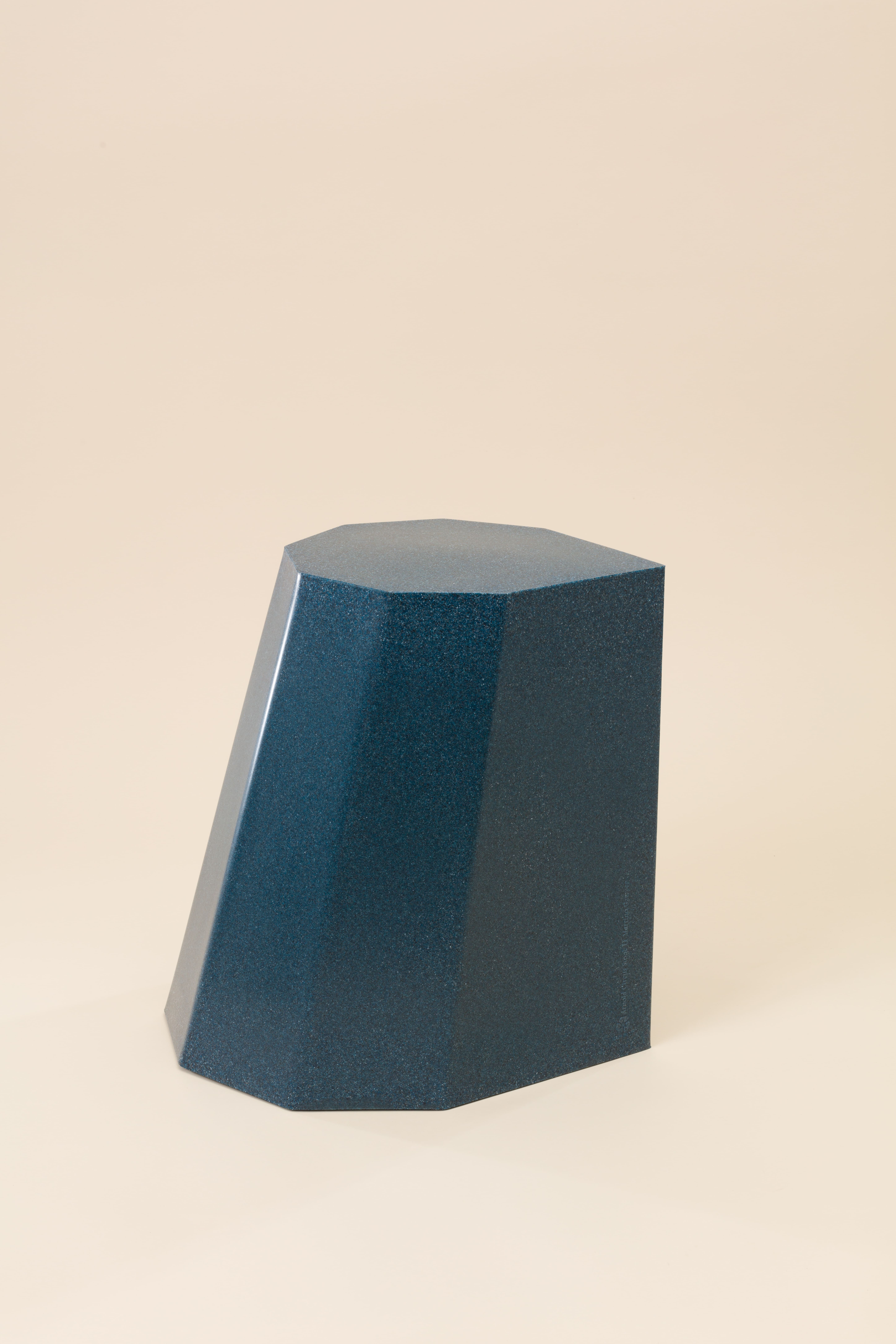 Arnold Circus Stool / Blue Mottle