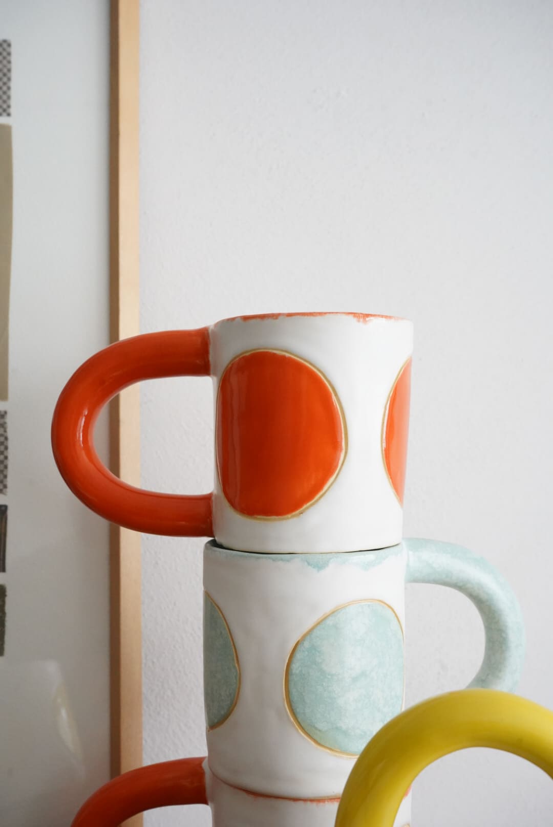 dot mug color: orange