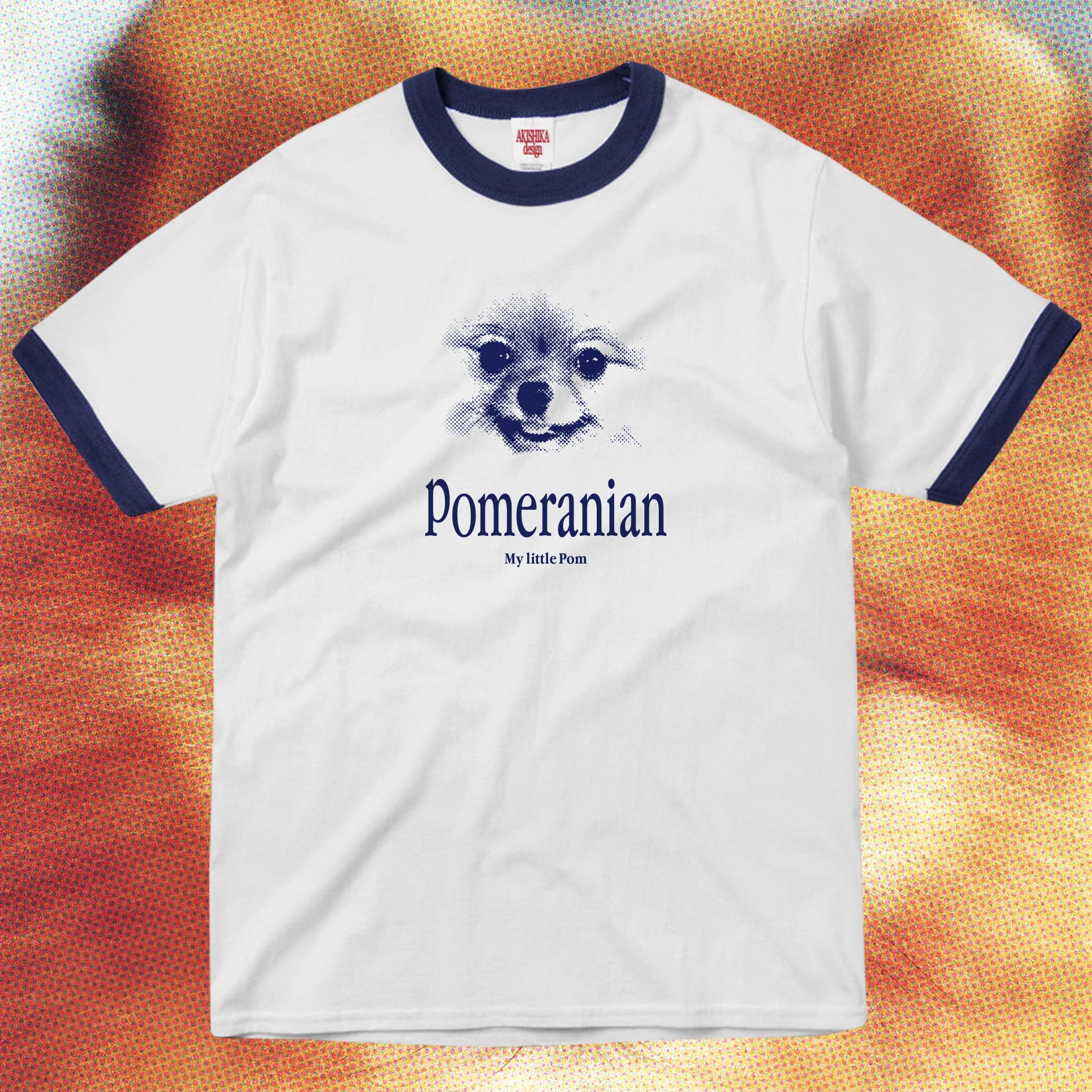 POMERANIAN RINGER T-SHIRT