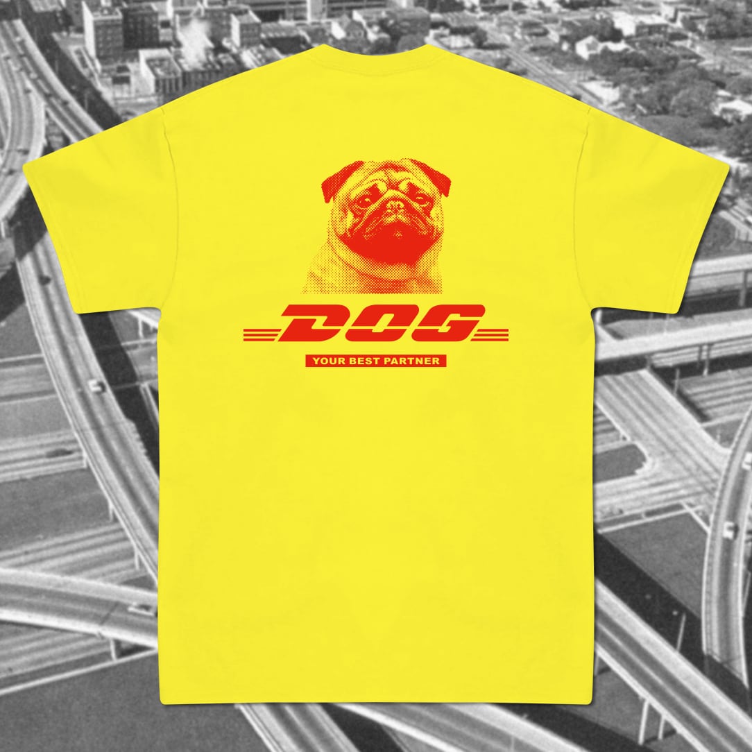 DOG EXP T-SHIRTS / YELLOW size: S
