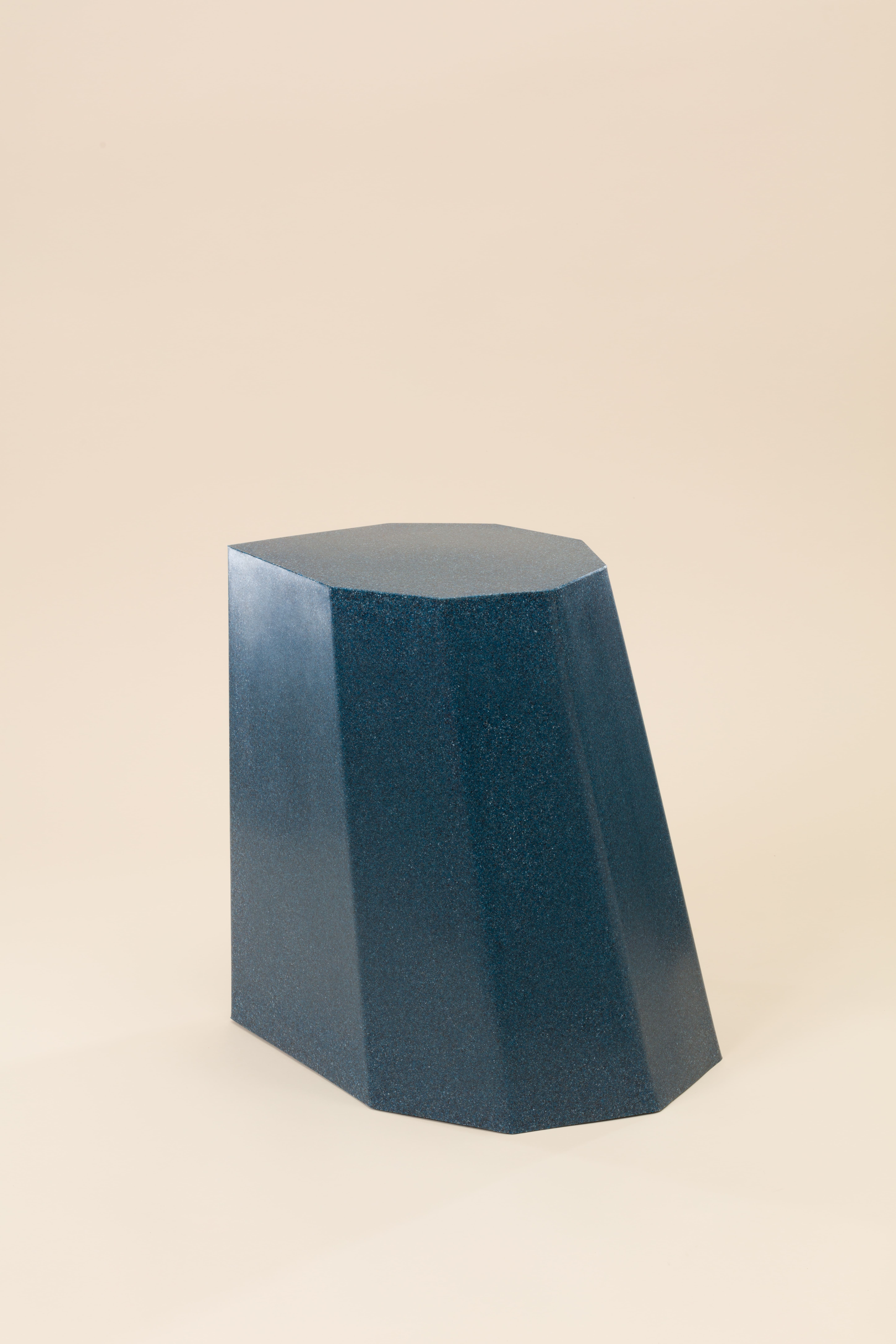 Arnold Circus Stool / Blue Mottle