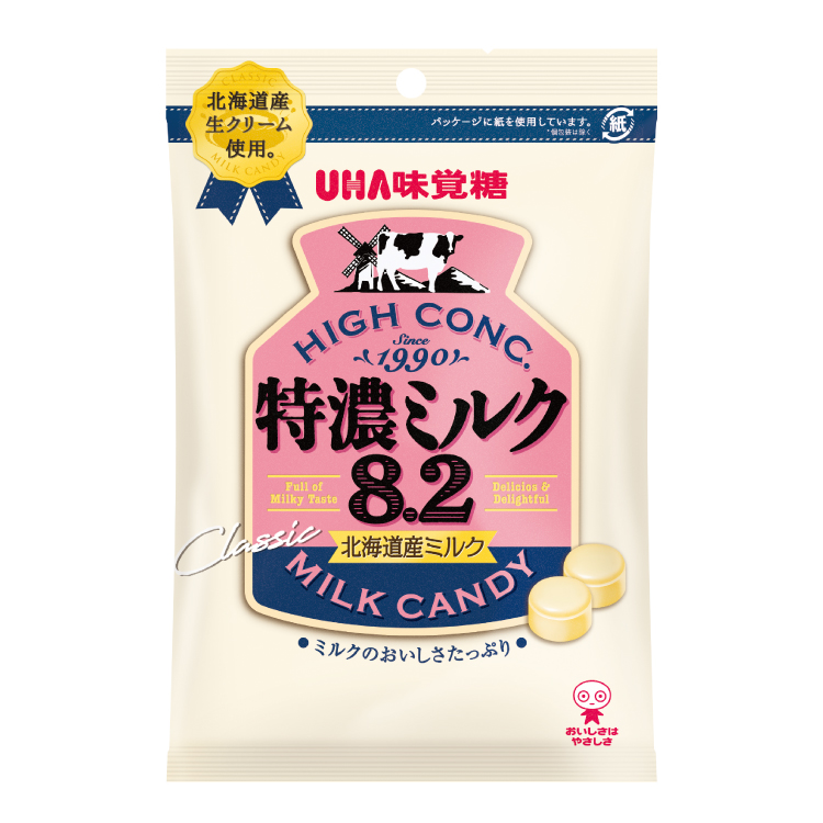 海獣サンディ&ロッキー　桜ミルク味 特濃ミルク8.2 北海道産ミルク 1袋（バラ売り） |UHA味覚糖公式