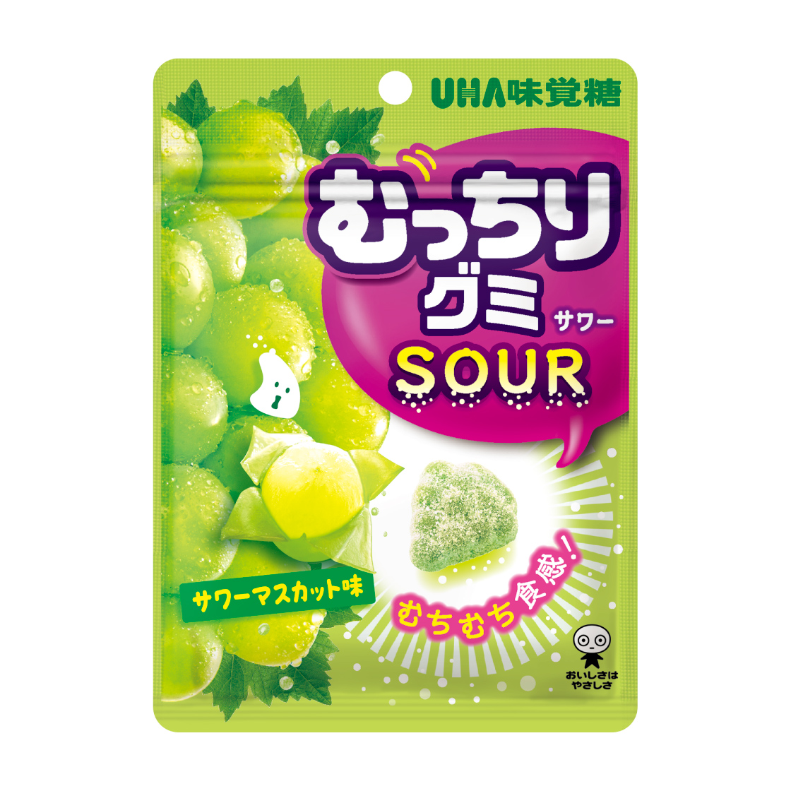 むっちりグミサワー サワーマスカット 1袋（バラ売り） |UHA味覚糖公式