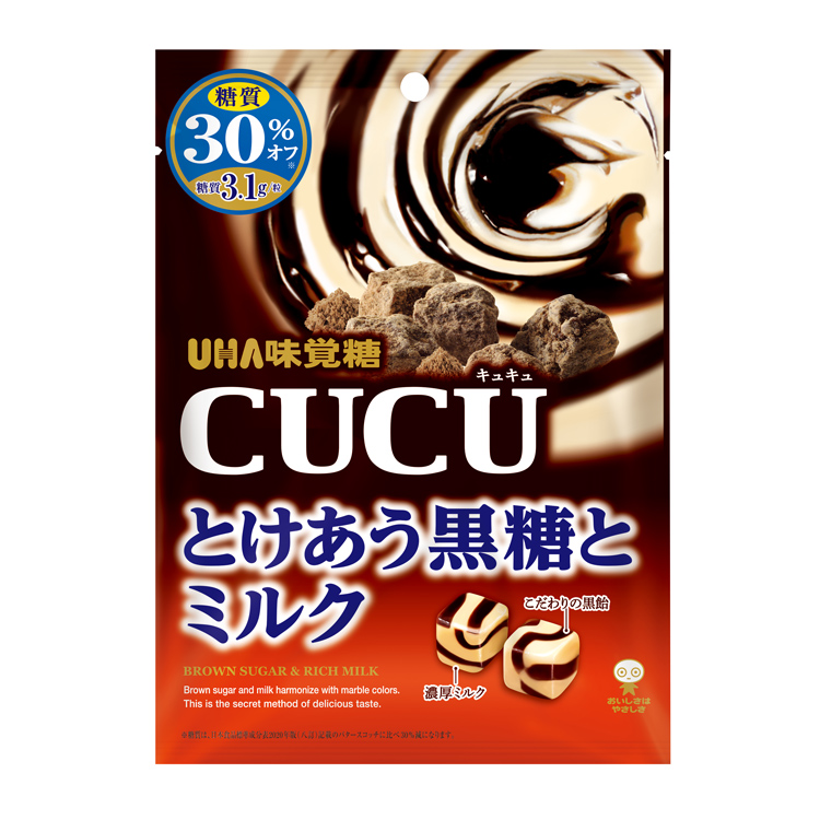 CUCU とけあう黒糖とミルク 12袋セット |UHA味覚糖公式
