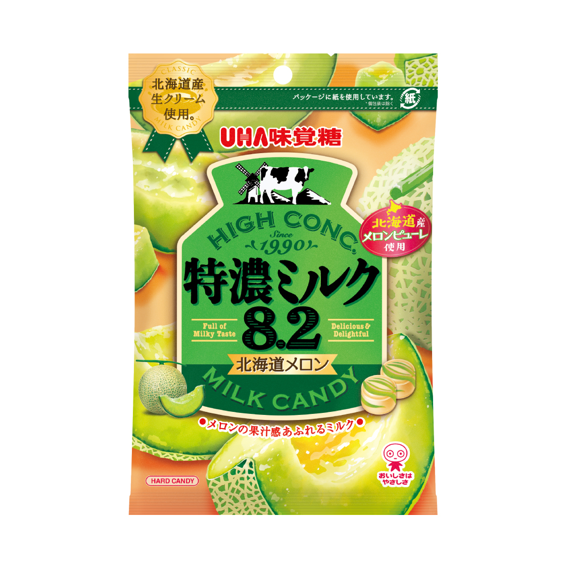 特濃ミルク8.2 北海道メロン 18袋セット |UHA味覚糖公式オンラインストア