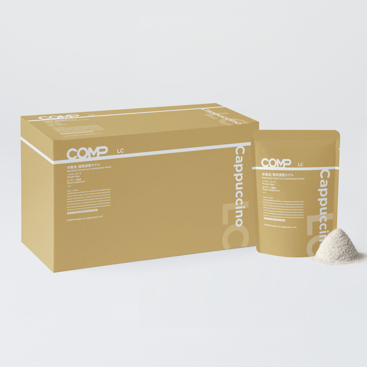 COMP Powder LC Cappuccino v.1.0 1箱 (73g×12袋) |UHA味覚糖公式 