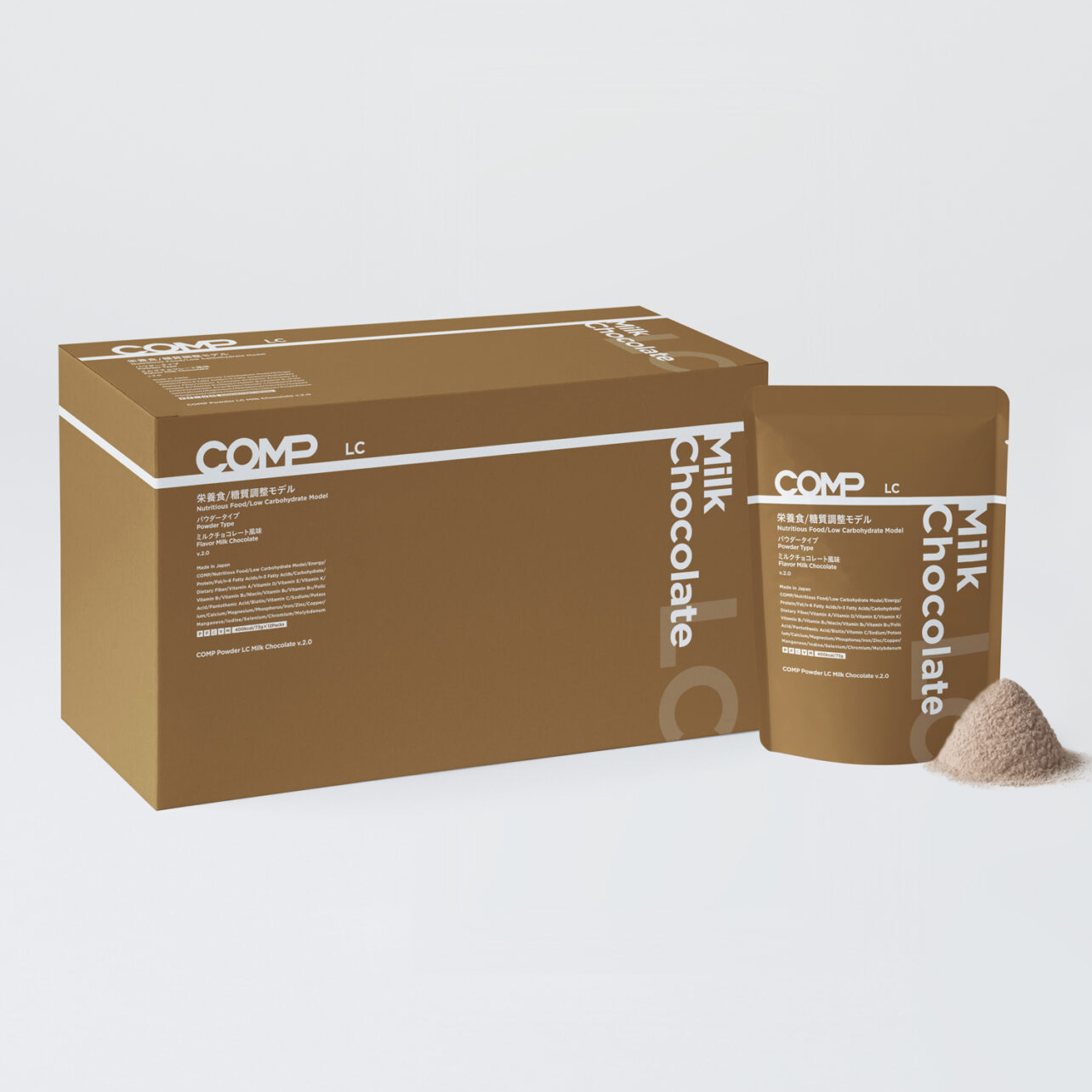 早割クーポン！ COMP Powder LC Milk Chocolate v.2.0 1箱 (73g×12袋) |UHA味覚 その他