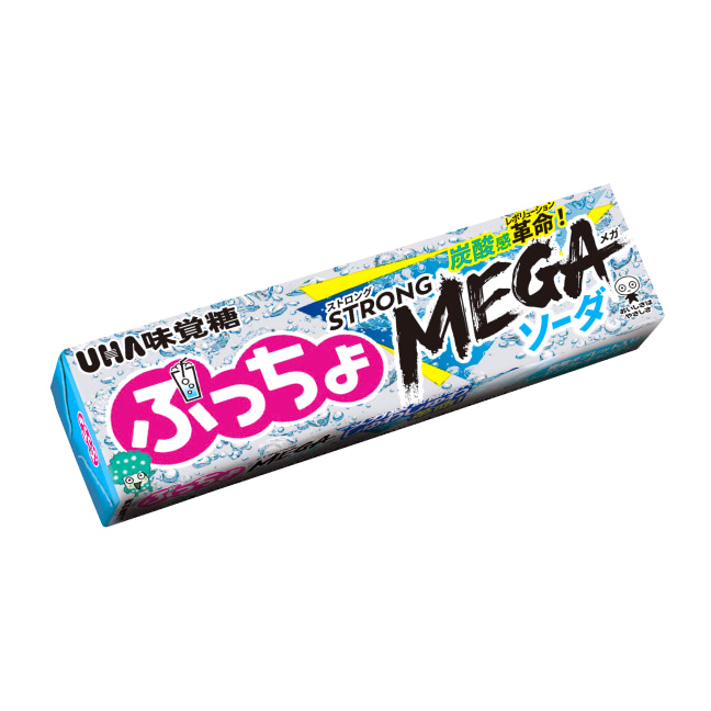 ぷっちょ スティック ストロングメガソーダ 1個(バラ売り) |UHA味覚糖