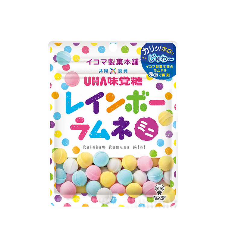 レインボーラムネミニ ピーチ 1袋（バラ売り） |UHA味覚糖公式