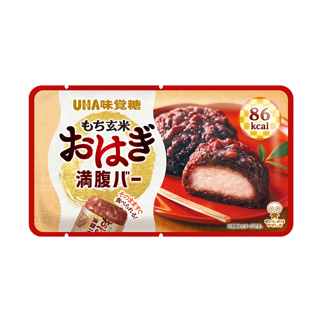 もち 定期】もち玄米満腹バー おはぎ 3箱（30袋） |UHA味覚糖公式