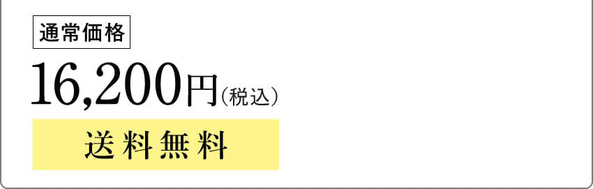 通常価格16,200円（税込）送料無料