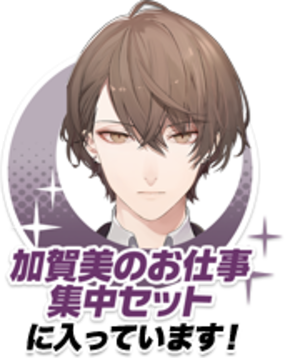 加賀美のお仕事集中セットに入っています！