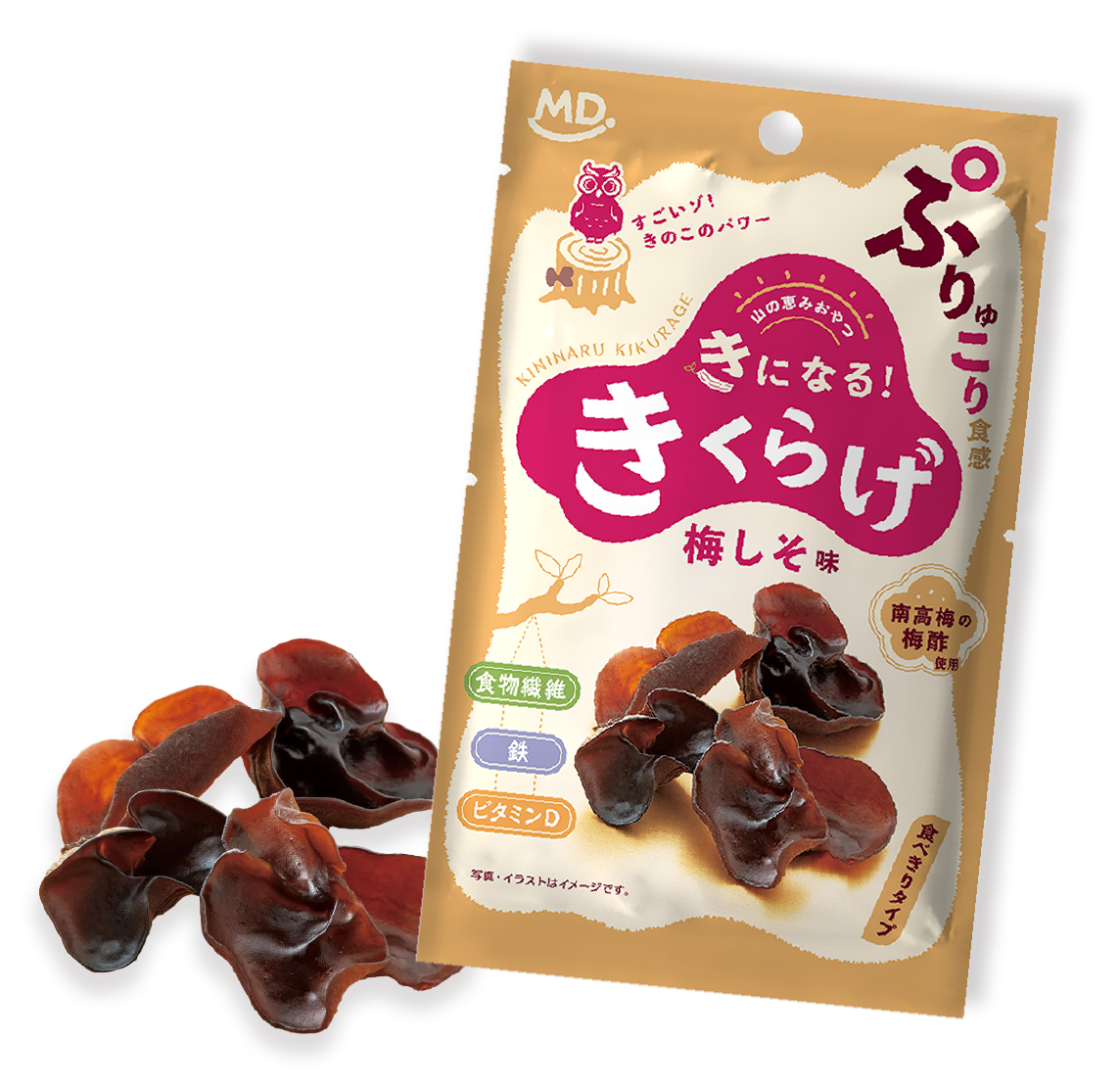 きになるきくらげ梅しそ味食べきりタイプ