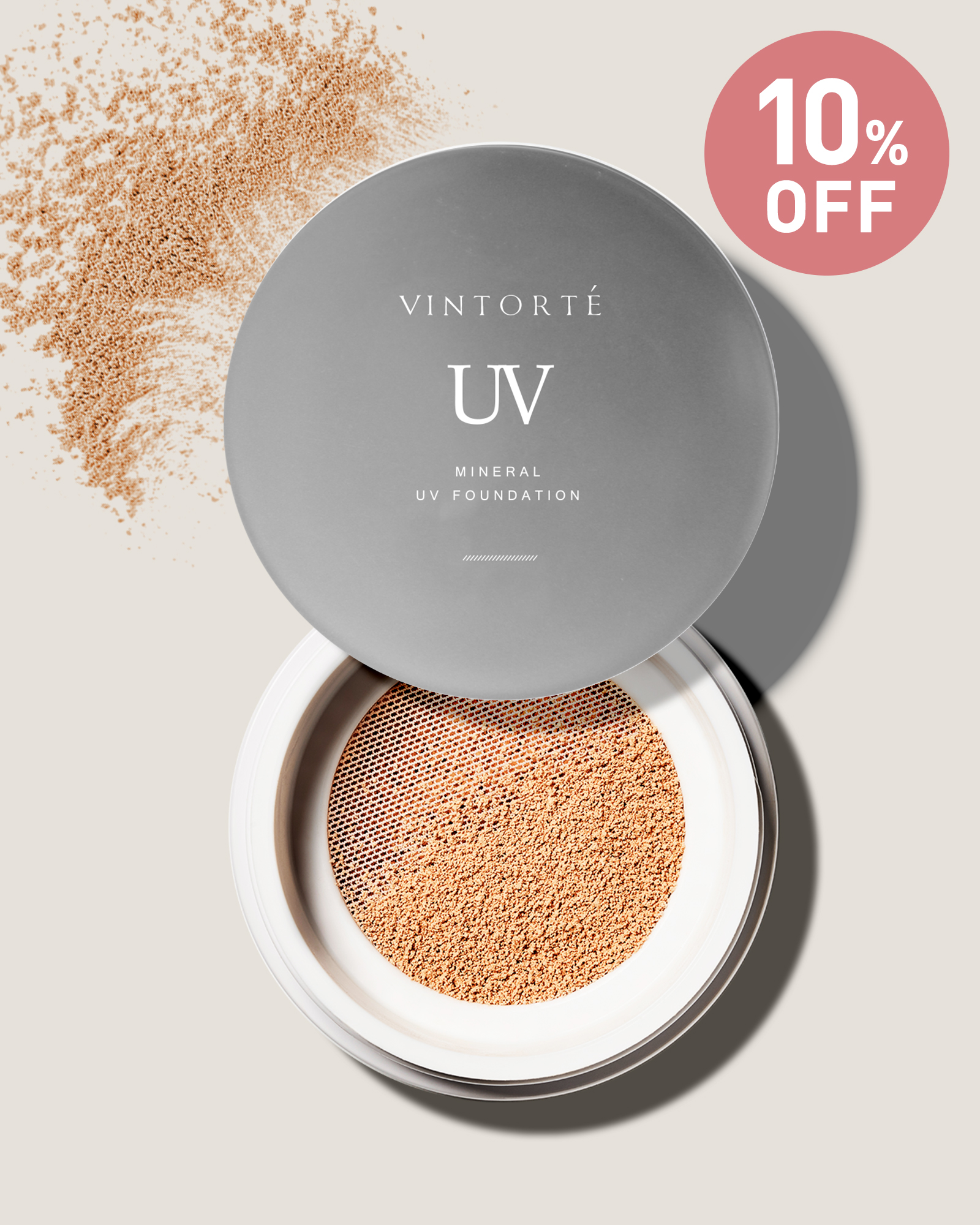 【SALE】【10%OFF】ミネラルUVファンデーション(ケース入・パフ無)