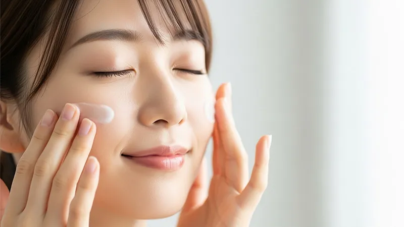 スキンケア後のベタつき対策