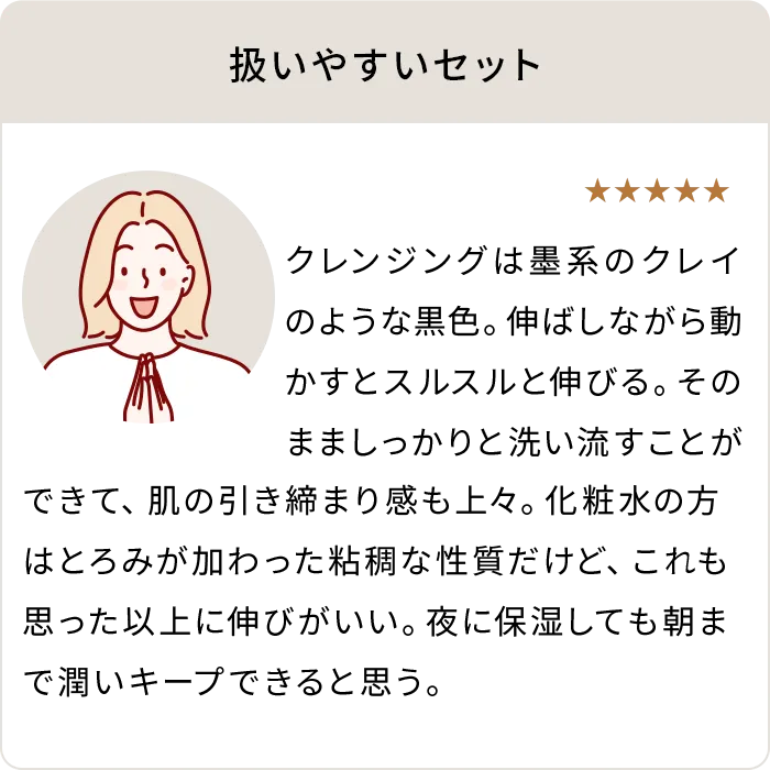 扱いやすいセット