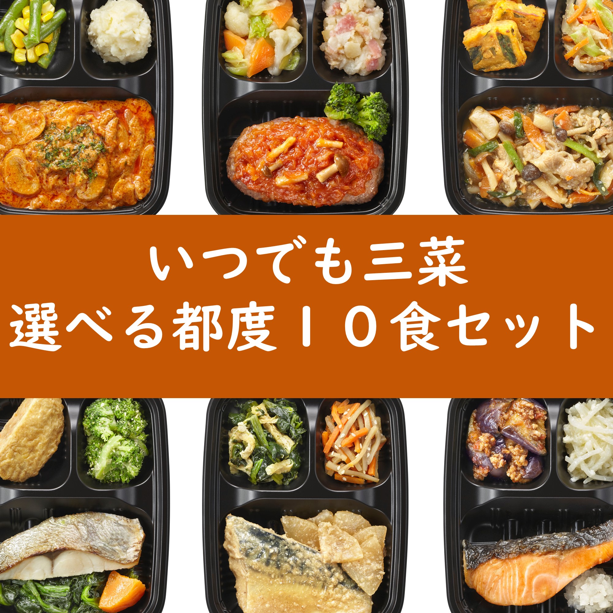 選べる都度セット三菜10食