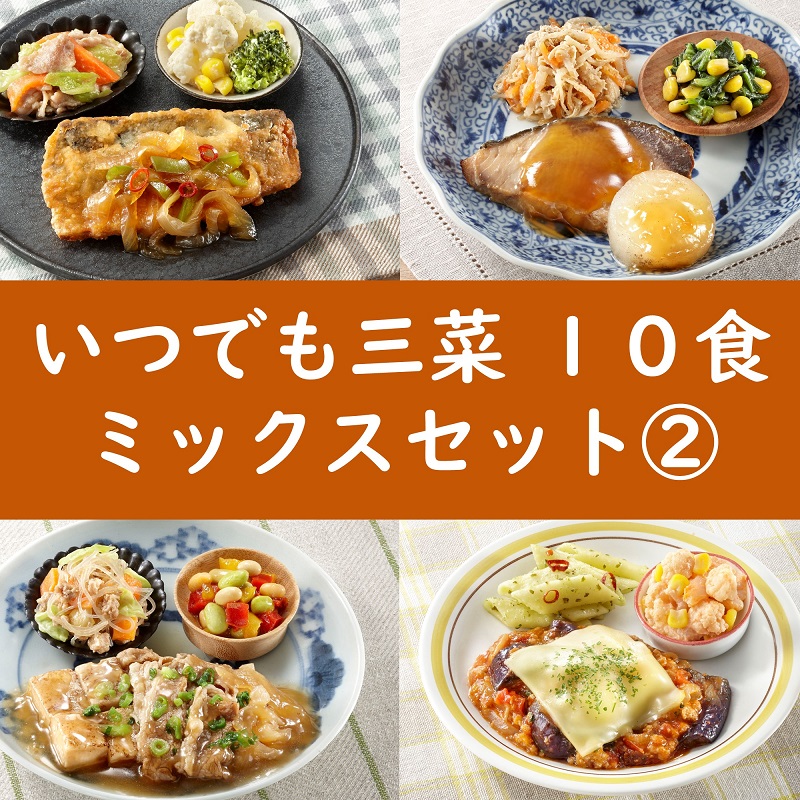 いつでも三菜10食セット ミックスセット②
