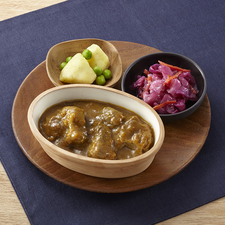（三菜）ワタミオーガニックランドのジビエカレー
