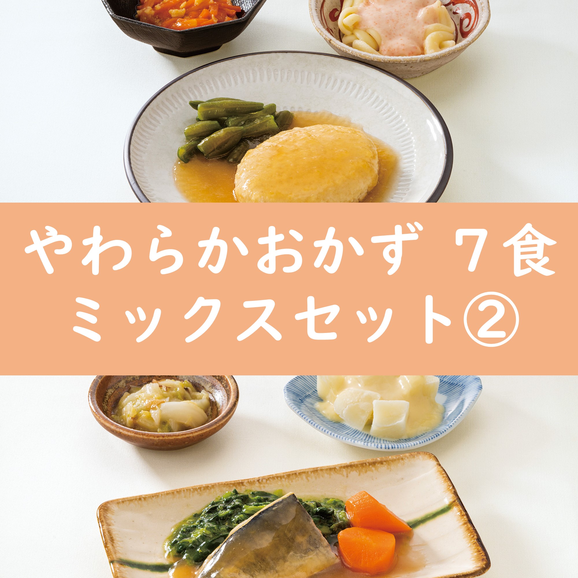 やわらかおかず7食セット ミックスセット②