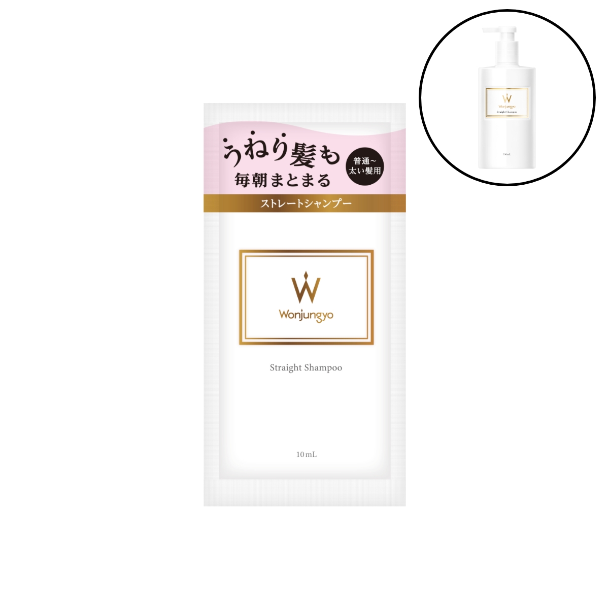 ※コピー用※【9/12 つめかえ用発売】ストレートシャンプー 細い髪用／普通～太い髪用