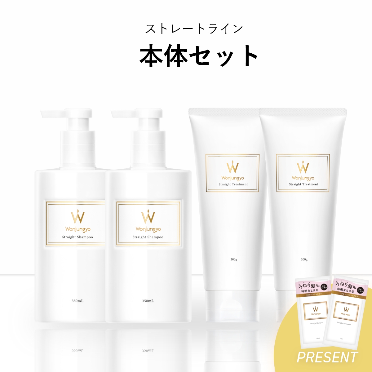 ウォンジョンヨヘア ストレートライン 本体セット