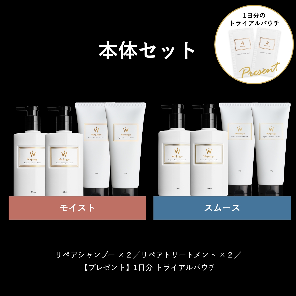 ウォンジョンヨヘア　本体セット