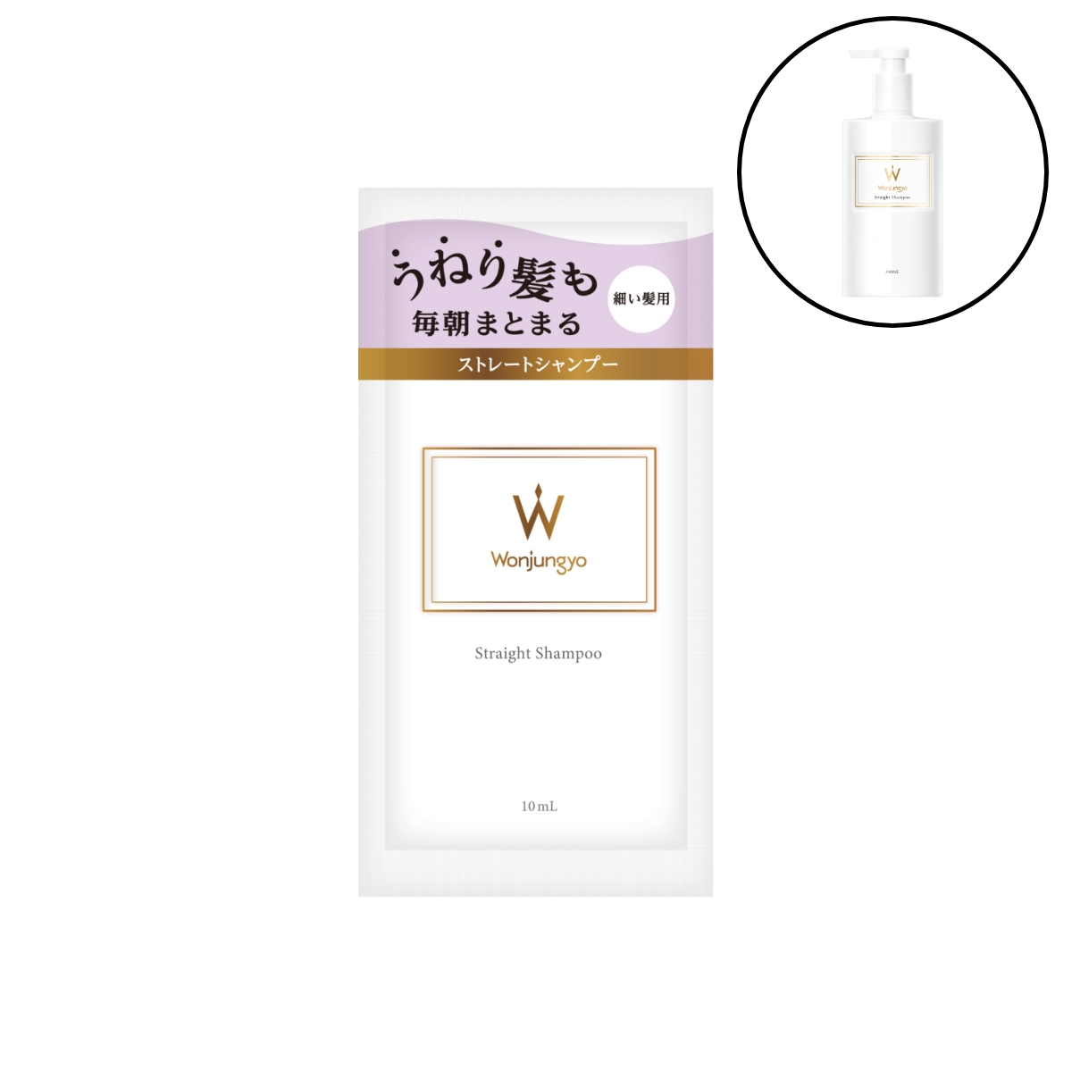 ※コピー用※【9/12 つめかえ用発売】ストレートシャンプー 細い髪用／普通～太い髪用