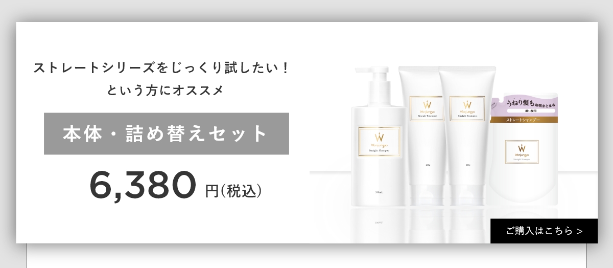 ウォンジョンヨヘア ストレートライン 本体セット｜Wonjungyo