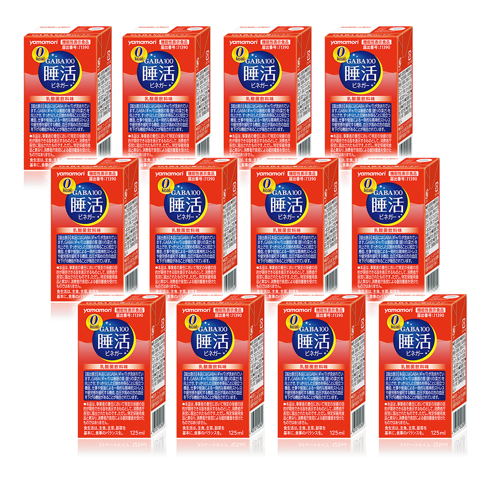 【ストレート】GABA100 睡活ビネガー　ストレート12パック 