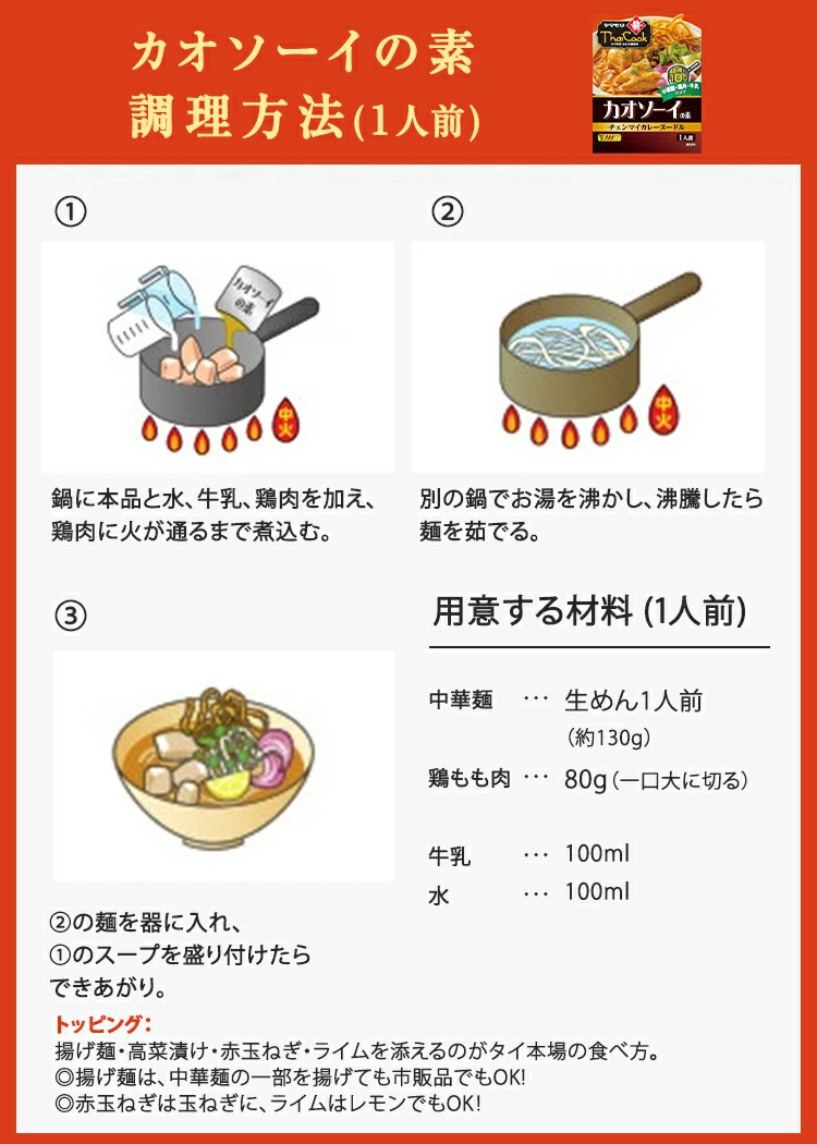 カオソーイの素
