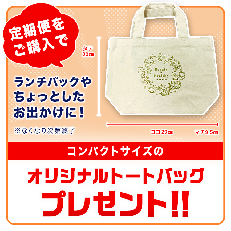 【定期購入】プレゼント付き　ビン6本＋トートバッグ
