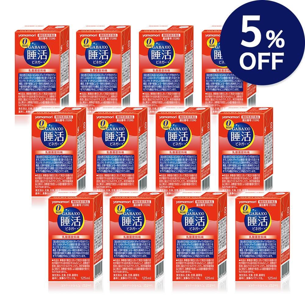 GABA100 睡活ビネガー　ストレート12パック 　【5%OFF】