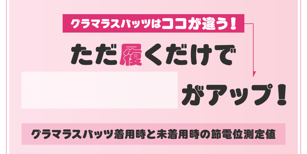 ただ履くだけで