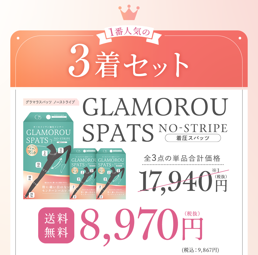 3着セット