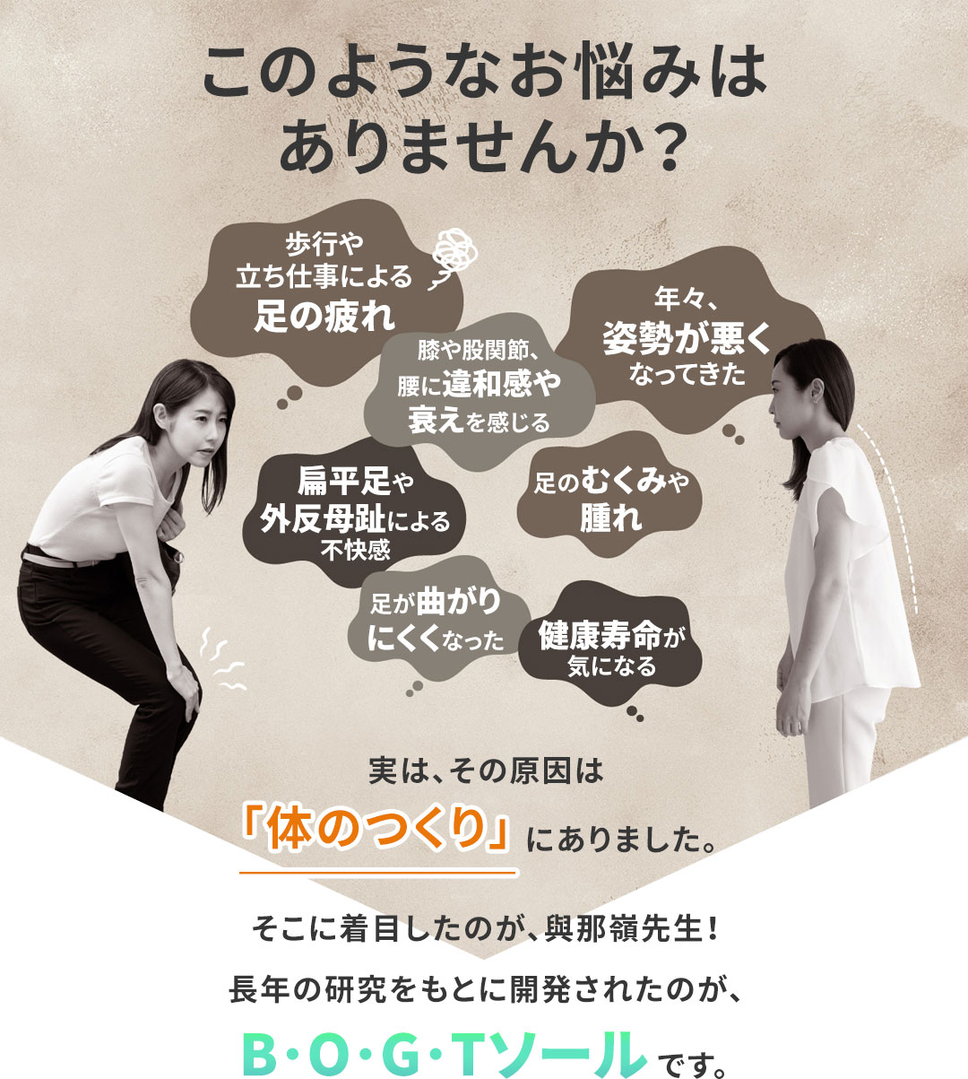足元から骨格・背骨を整えるサンダル YONAMINEこだわりPOINT