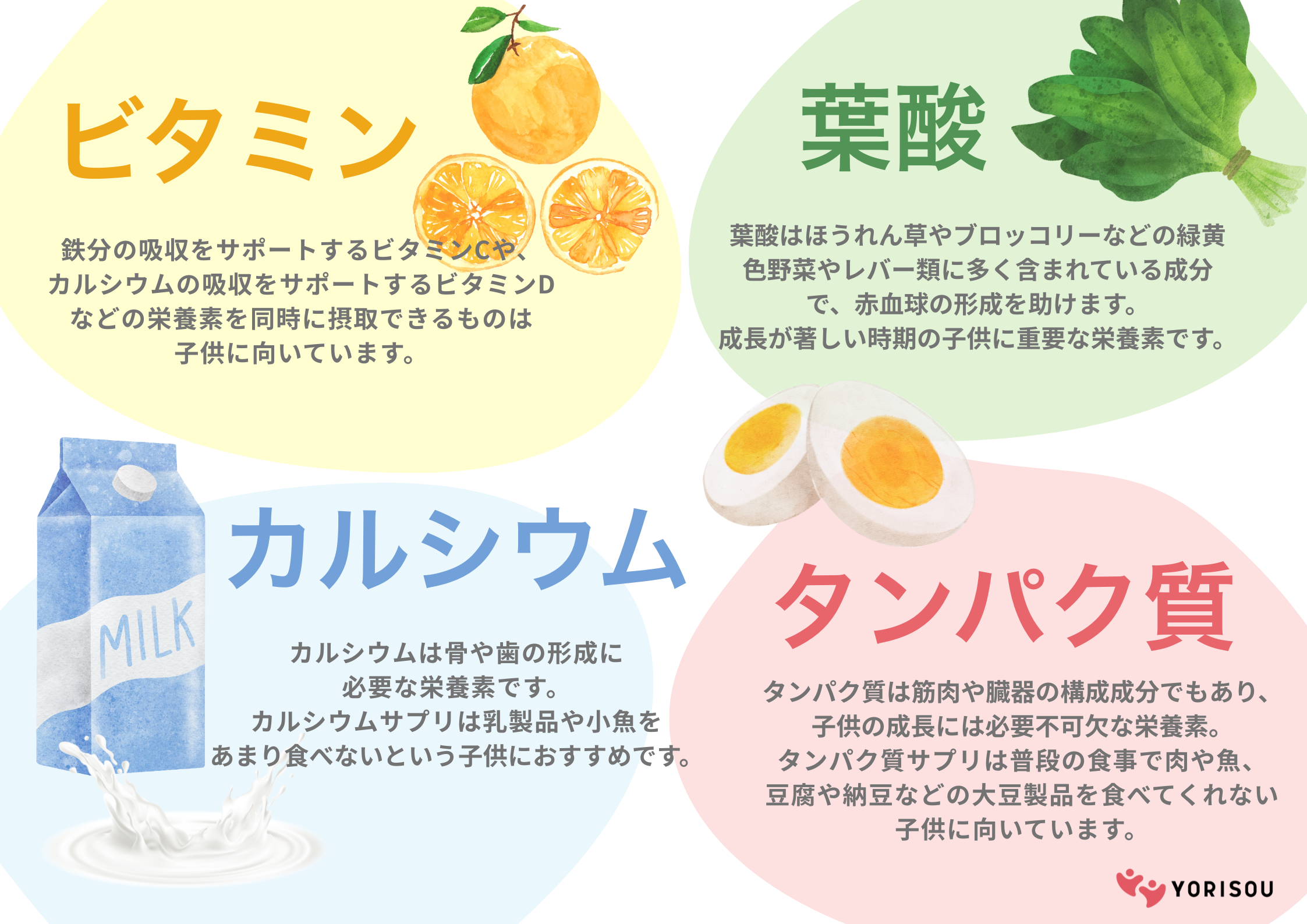 サプリの栄養素
