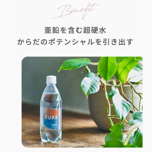 TURN スパークリングウォーター（ターン）硬炭酸水 500ml×24本 1ケース