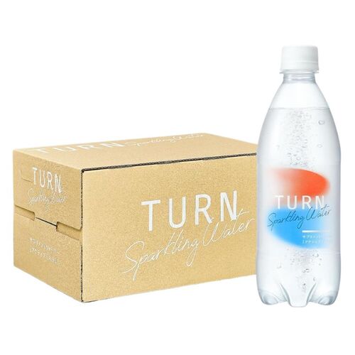 TURN スパークリングウォーター（ターン）硬炭酸水 500ml×24本 1ケース