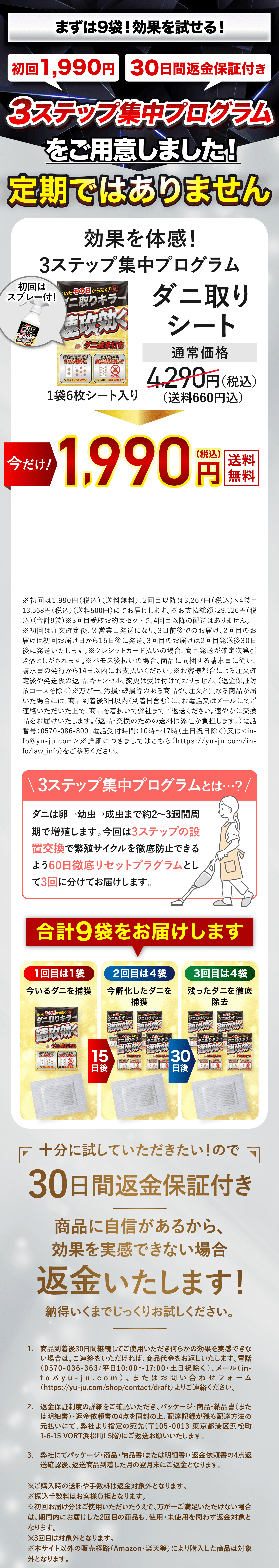 3ステップ集中プログラムをご用意しました！