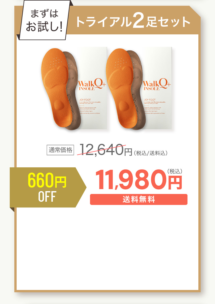 WalkQ+ INSOLE Sサイズ 3個セット インソールプロ・スポーツ ウォーキング – Shoesfit